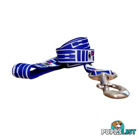 Droid Inspired Dog Lead / Dog Leash - Hand Made by The Bark Side - TBSLDDROBLU201.8