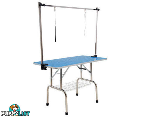 Paw Mate Blue Pet Grooming Salon Table Dual Dog Cat 120cm - V274-PET-PGT201-BU