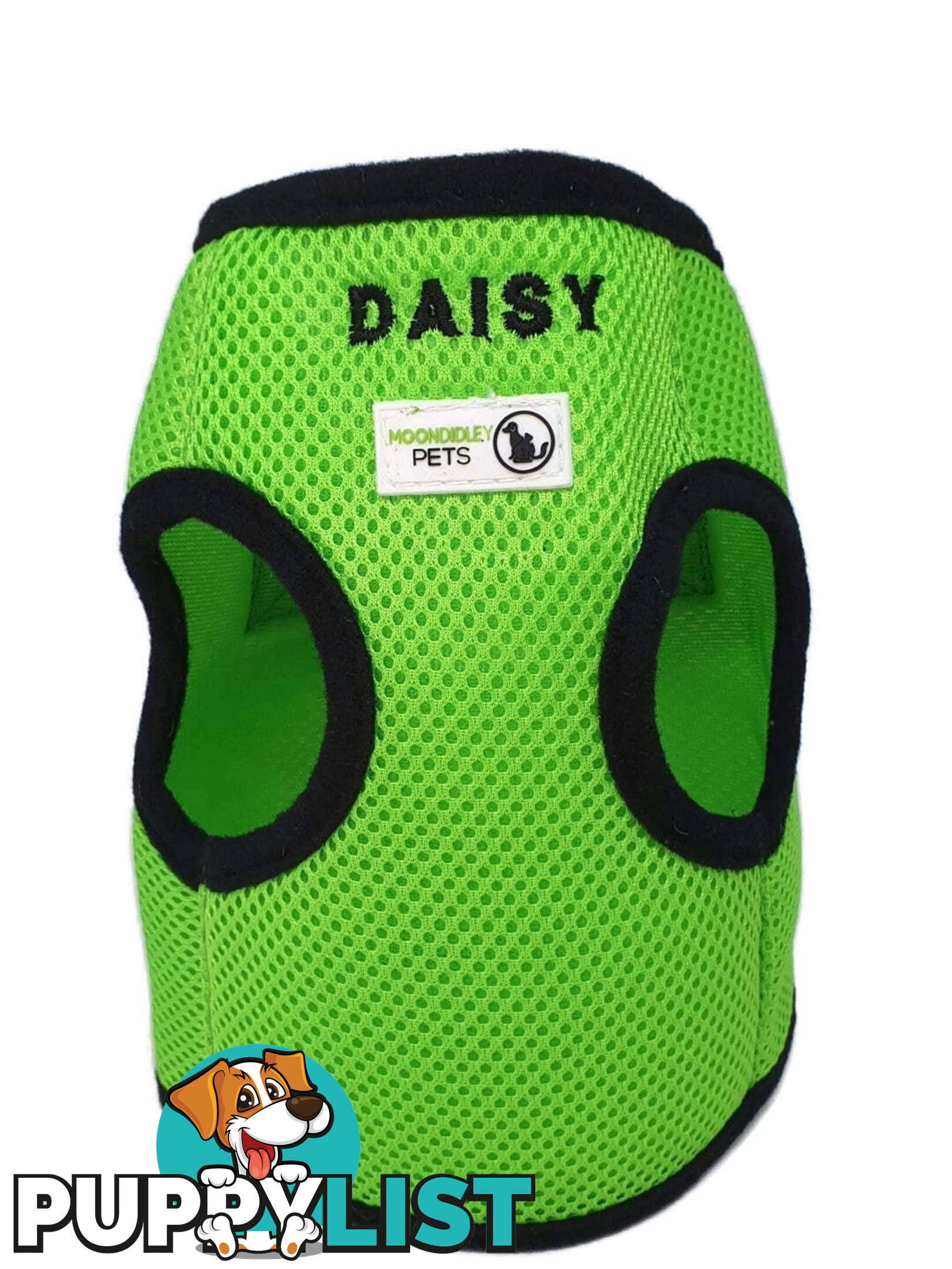 Doggie ID Vest Soft Air Mesh Personlised Embroidered - MDPIDVESXSLBLU