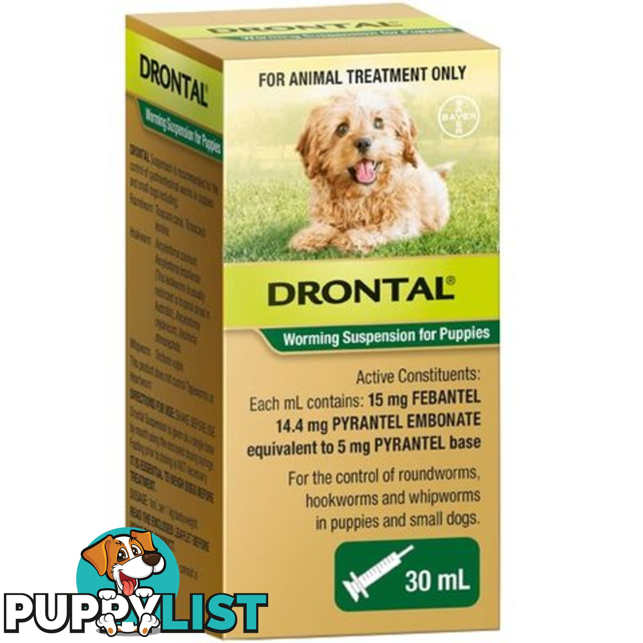Drontal Worming Suspension Puppies 30ml - WPS-DHD0040