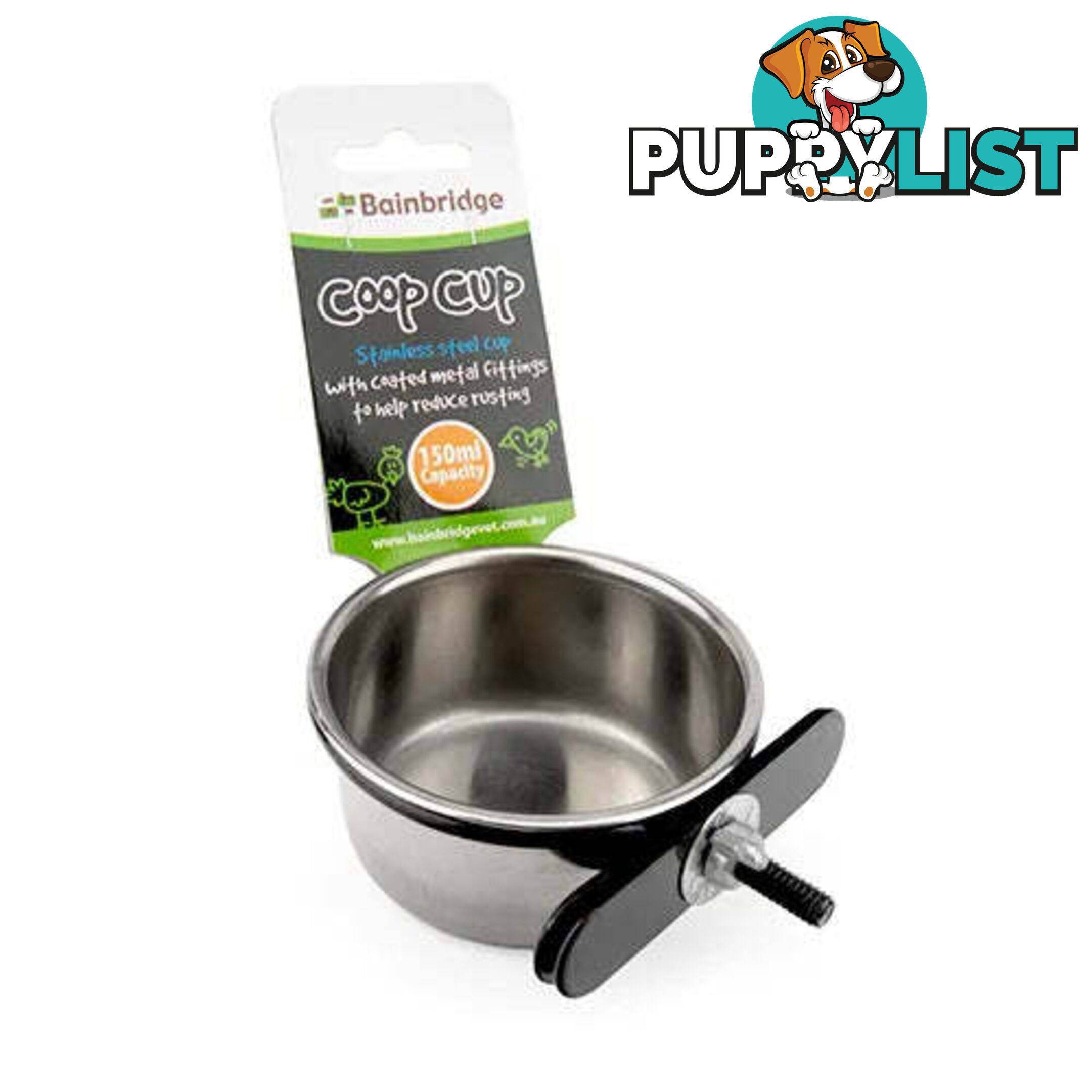 COOP CUP WITH CLAMP HOLDER - BAINBRIDGE - BB-A7224