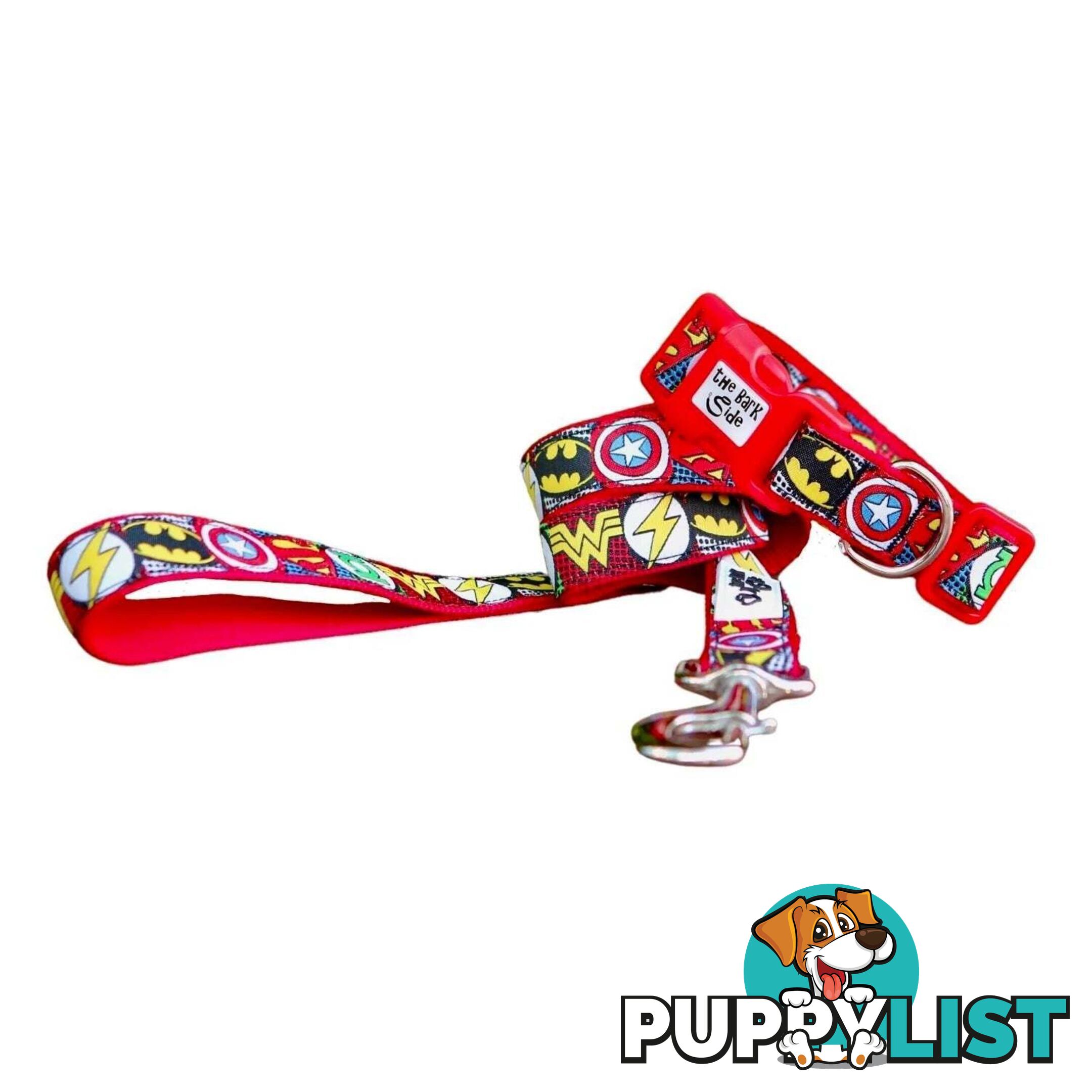 Superhero Dog Lead / Dog Leash - Hand Made by The Bark Side - TBSLDSUPBLU251.2
