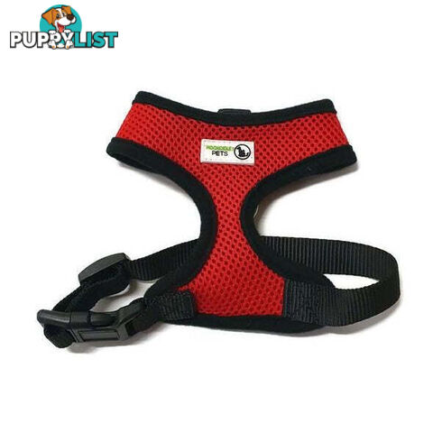Pet Harness Soft Air Mesh Padded Adjustable  - Moondidley Pets - MDPHARMESLNVY
