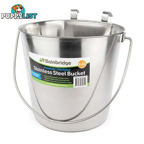 FLAT SIDED STAINLESS BUCKETS - BAINBRIDGE - BB-A3520