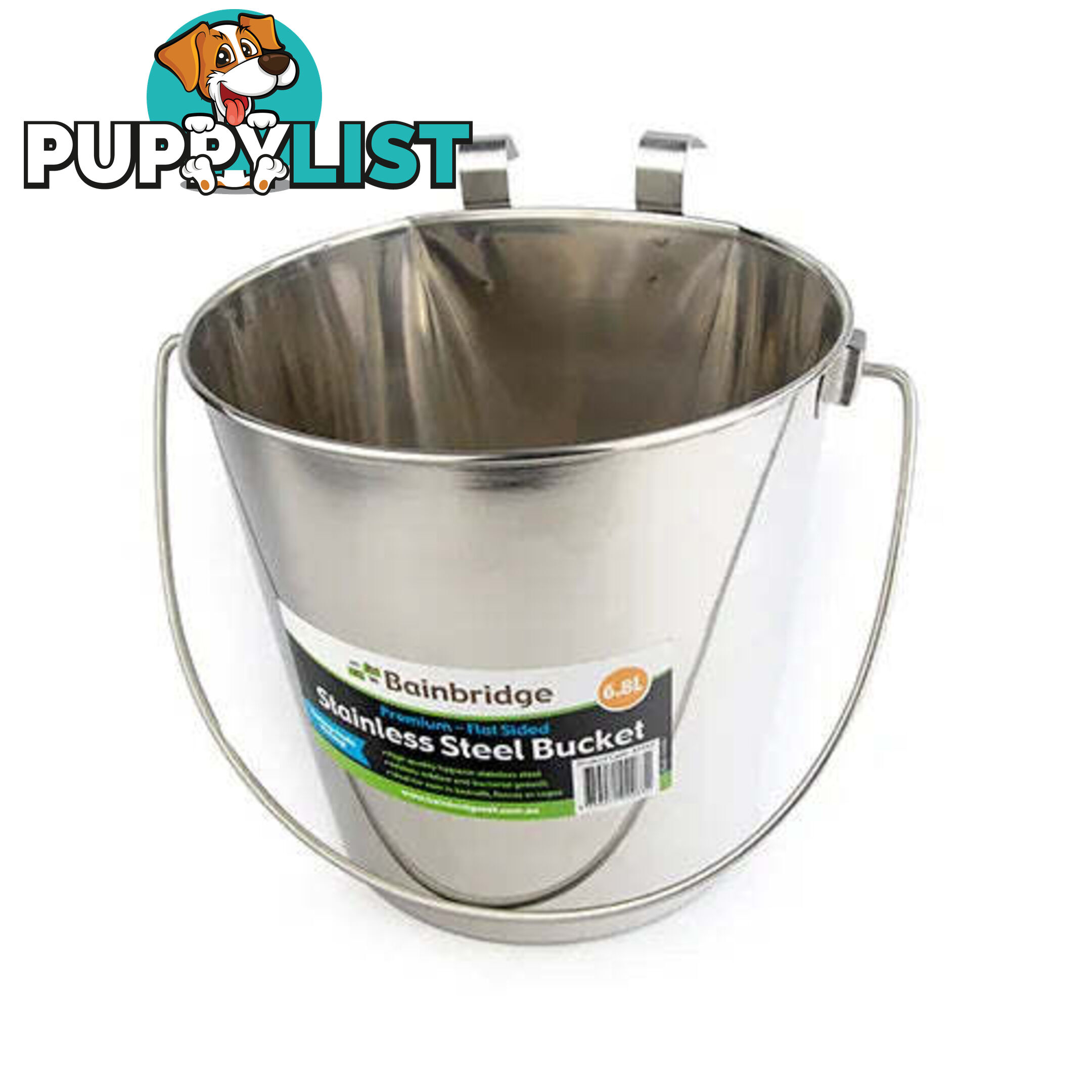 FLAT SIDED STAINLESS BUCKETS - BAINBRIDGE - BB-A3520