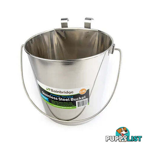 FLAT SIDED STAINLESS BUCKETS - BAINBRIDGE - BB-A3520