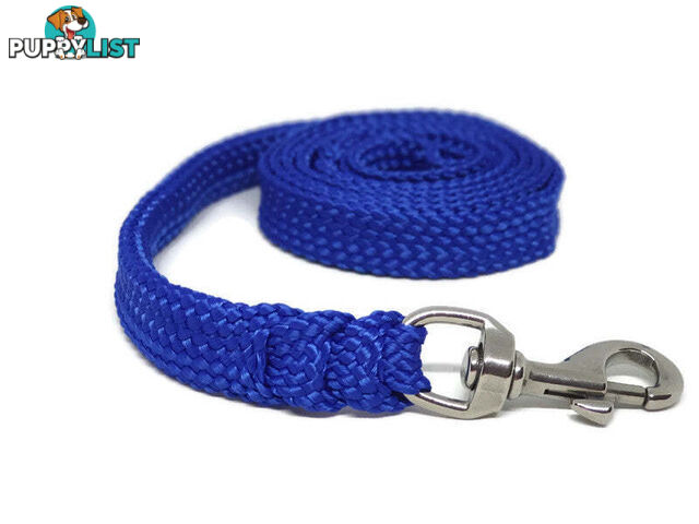 1.8m to 10m Long Dog Lead No Stitching Tough Yarnix 20mm Wide - YNXLD201.8BRPUR