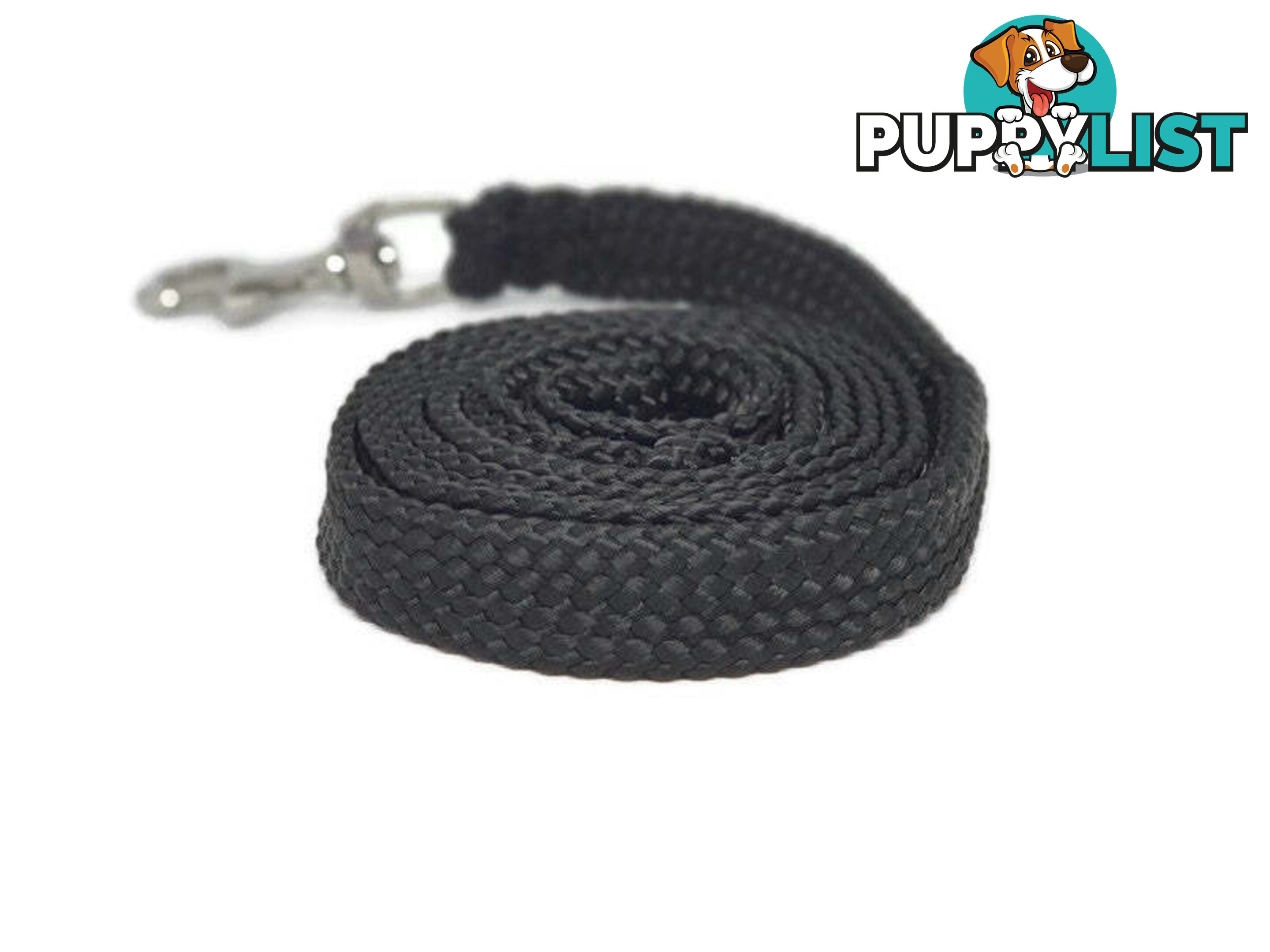 1.8m to 10m Long Dog Lead No Stitching Tough Yarnix 20mm Wide - YNXLD201.8BRPUR