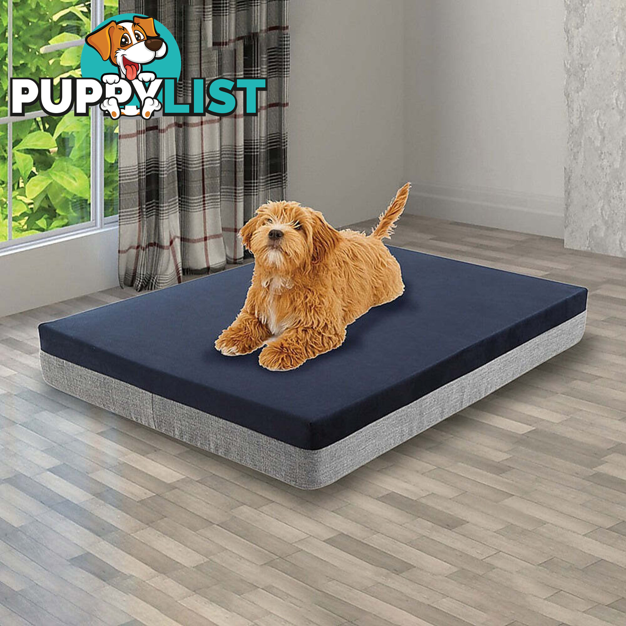 Memory Foam Dog Bed 15CM Thick Large Orthopedic Dog Pet Beds Waterproof Big - V63-826461