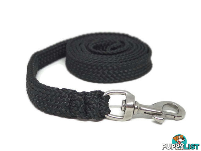 1.8m to 10m Long Dog Lead No Stitching Tough Yarnix 20mm Wide - YNXLD205BRGRN