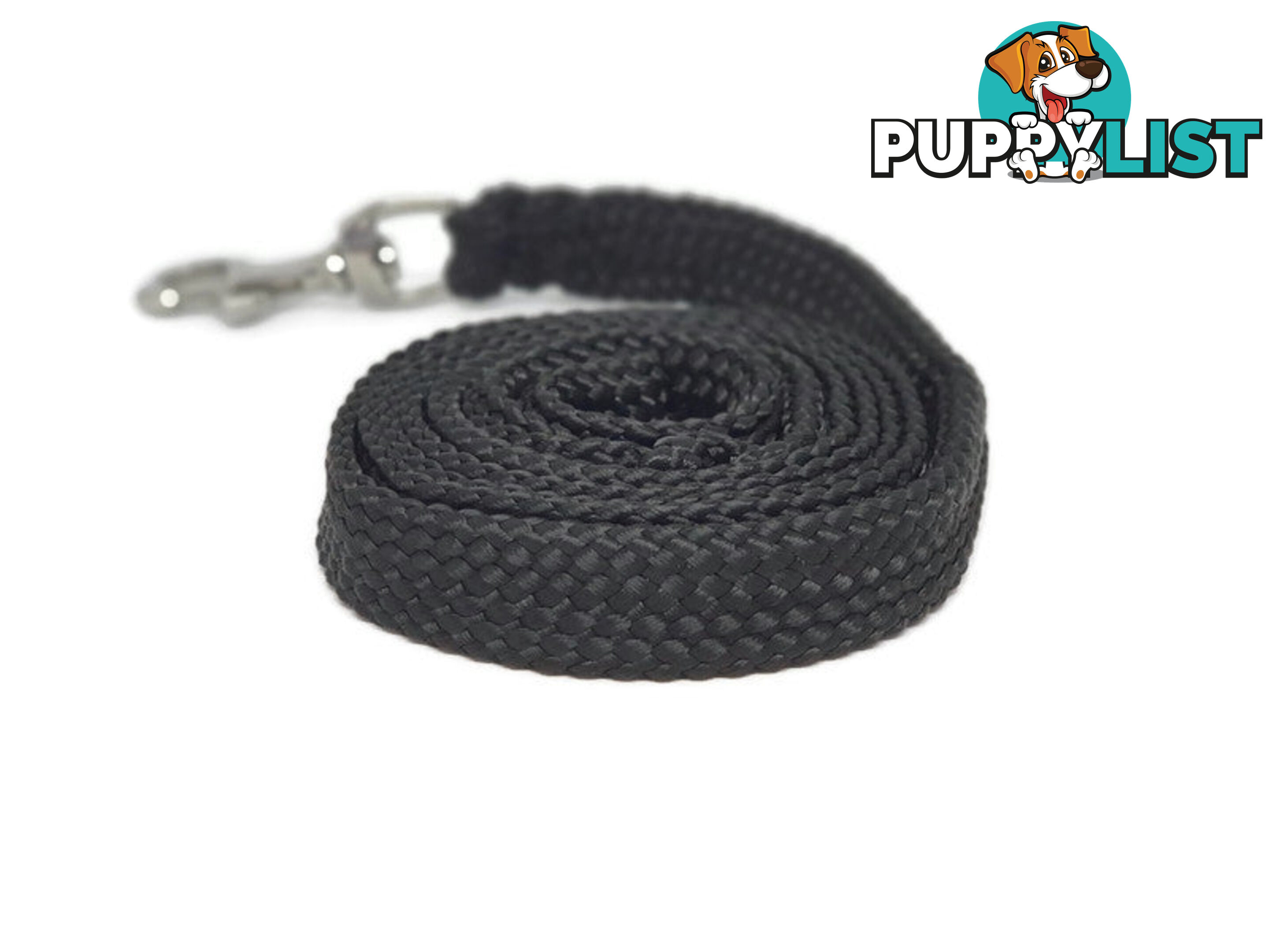 1.8m to 10m Long Dog Lead No Stitching Tough Yarnix 20mm Wide - YNXLD205BRGRN