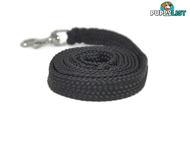 1.8m to 10m Long Dog Lead No Stitching Tough Yarnix 20mm Wide - YNXLD205BRGRN