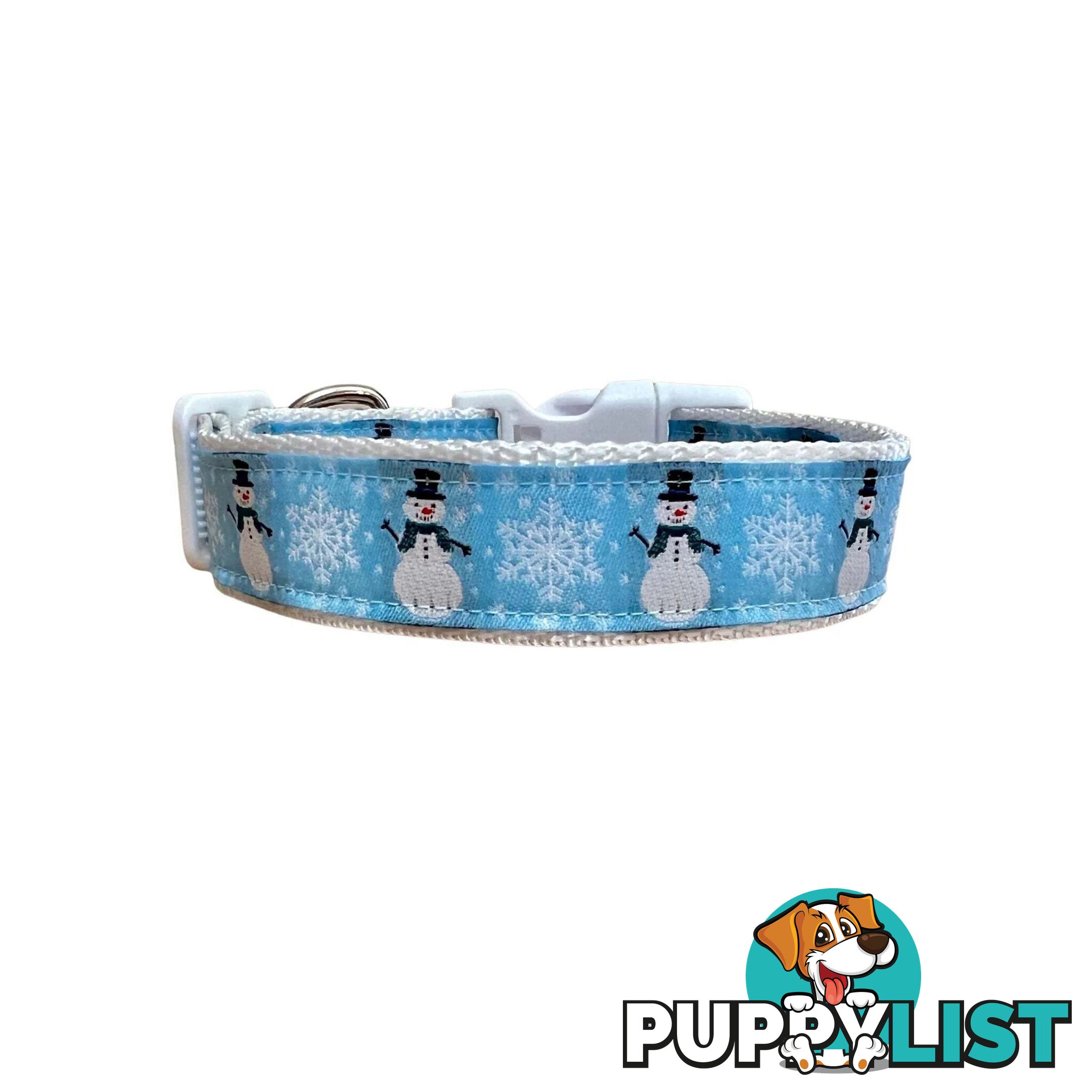 Christmas Dog Collar / Reindeer / Santa / XS - L - Hand Made by The Bark Side - TBSCHRSMLREI