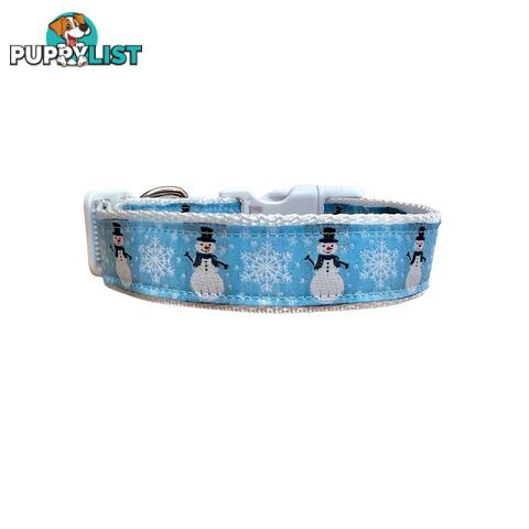 Christmas Dog Collar / Reindeer / Santa / XS - L - Hand Made by The Bark Side - TBSCHRSMLREI