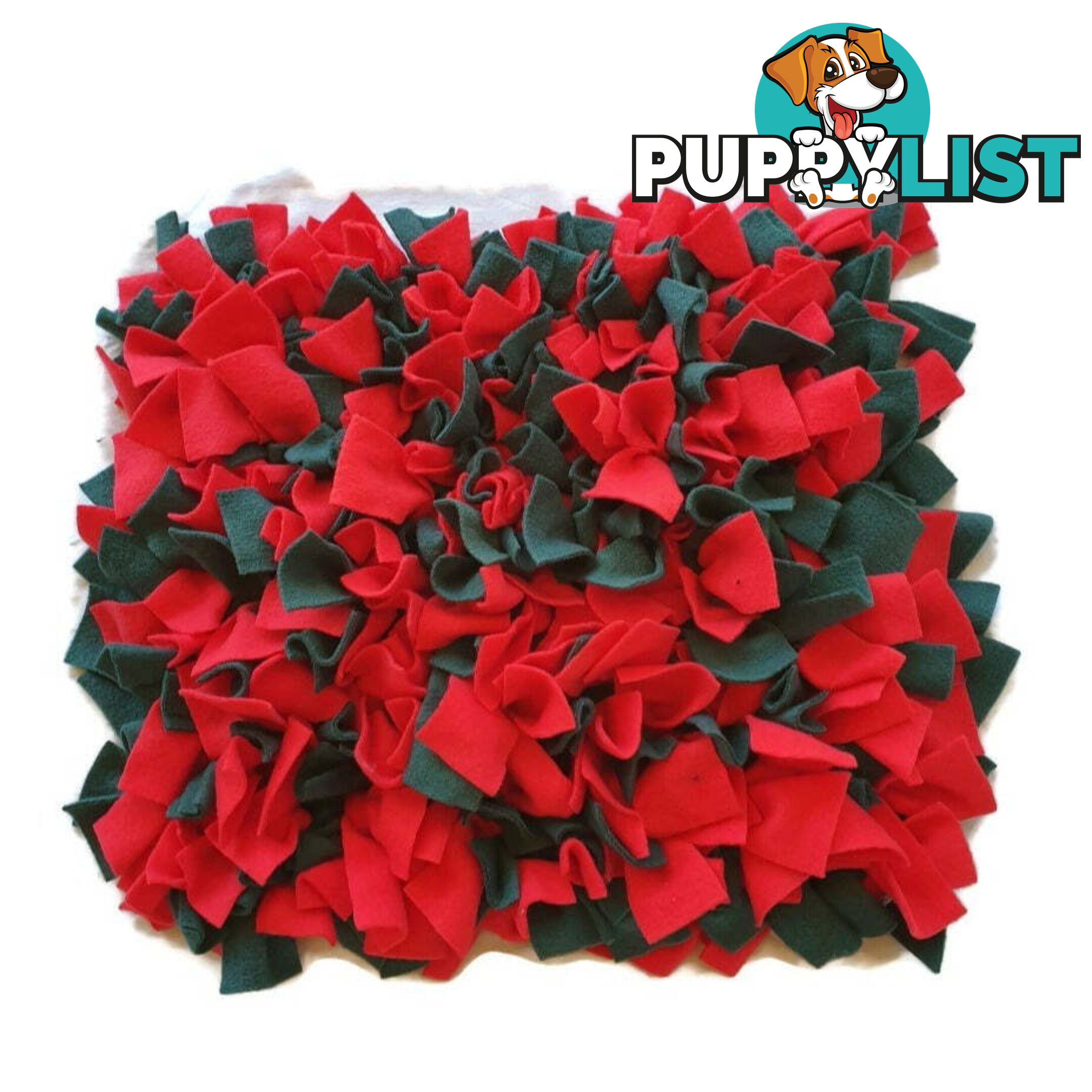 Snuffle Mats - Premium Heavy Duty Rubber Based - Pet Treat Play - Calms Anxiety - Slow Feeder - SNUFFLE-S-RDGN