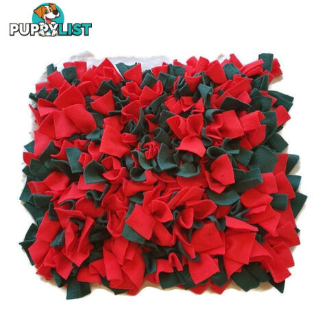 Snuffle Mats - Premium Heavy Duty Rubber Based - Pet Treat Play - Calms Anxiety - Slow Feeder - SNUFFLE-S-RDGN