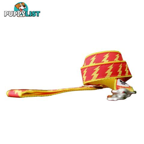 Lightning Bolt Dog Lead / Dog Leash - Hand Made by The Bark Side - TBSLDLIGBLK251.2