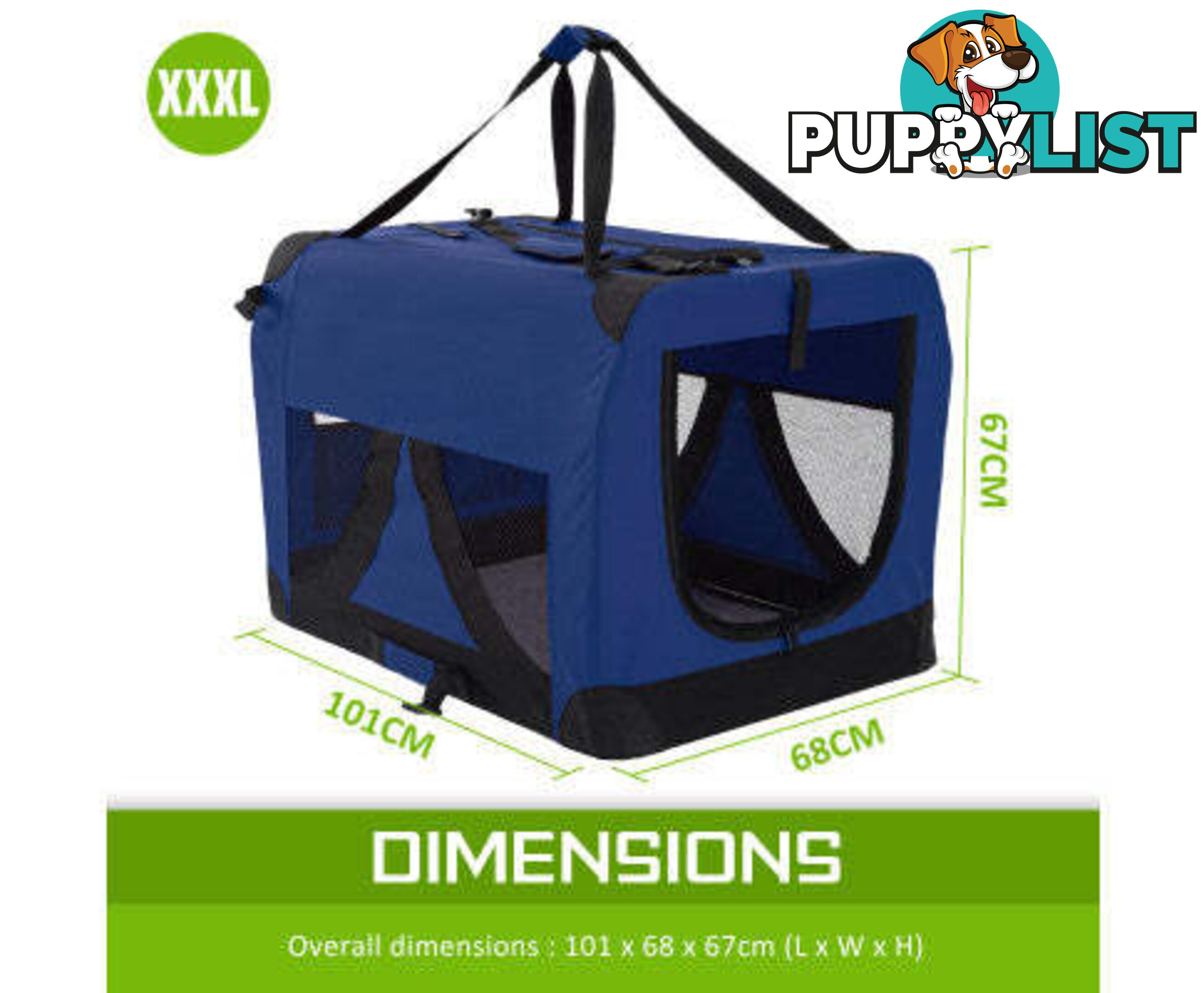 Paw Mate Portable Soft Dog Cage Crate Carrier - V274-PET-3002XL-RD