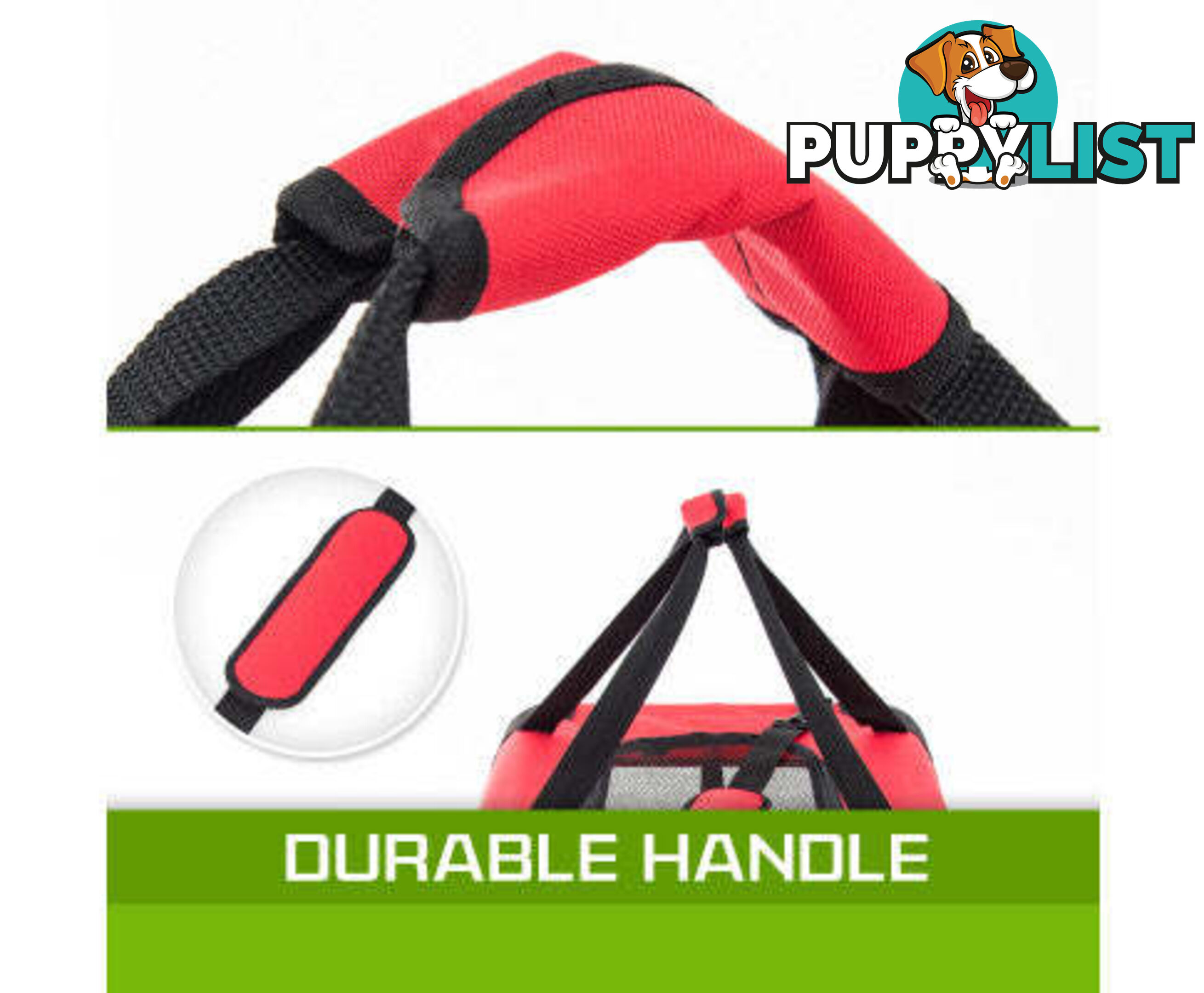 Paw Mate Portable Soft Dog Cage Crate Carrier - V274-PET-3002XL-RD