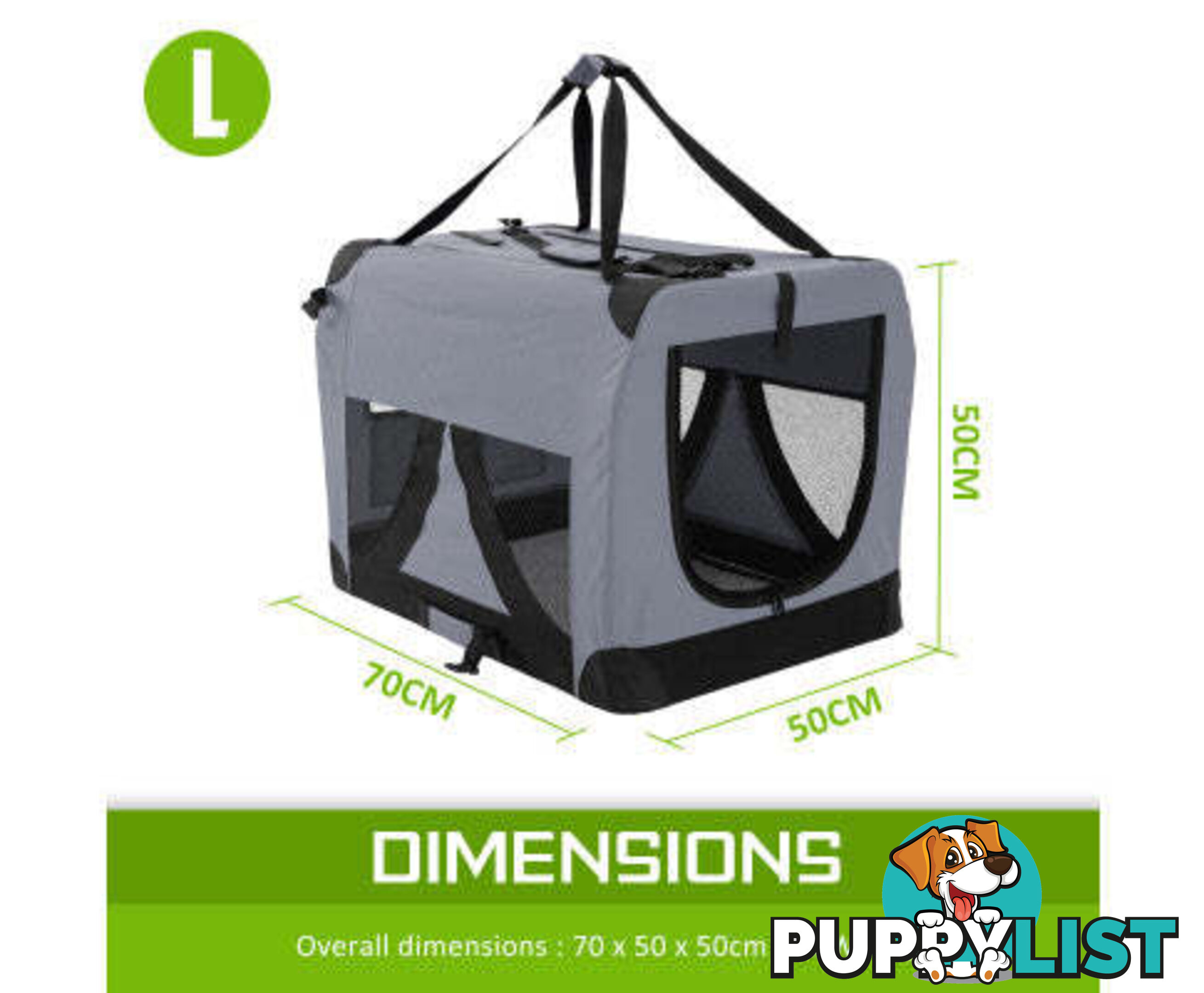 Paw Mate Portable Soft Dog Cage Crate Carrier - V274-PET-3002XL-RD