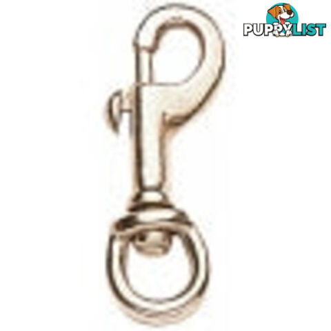 Dog Clips - Snaphooks, Nickel Plated - BUN-CLIP-RNEYE-22