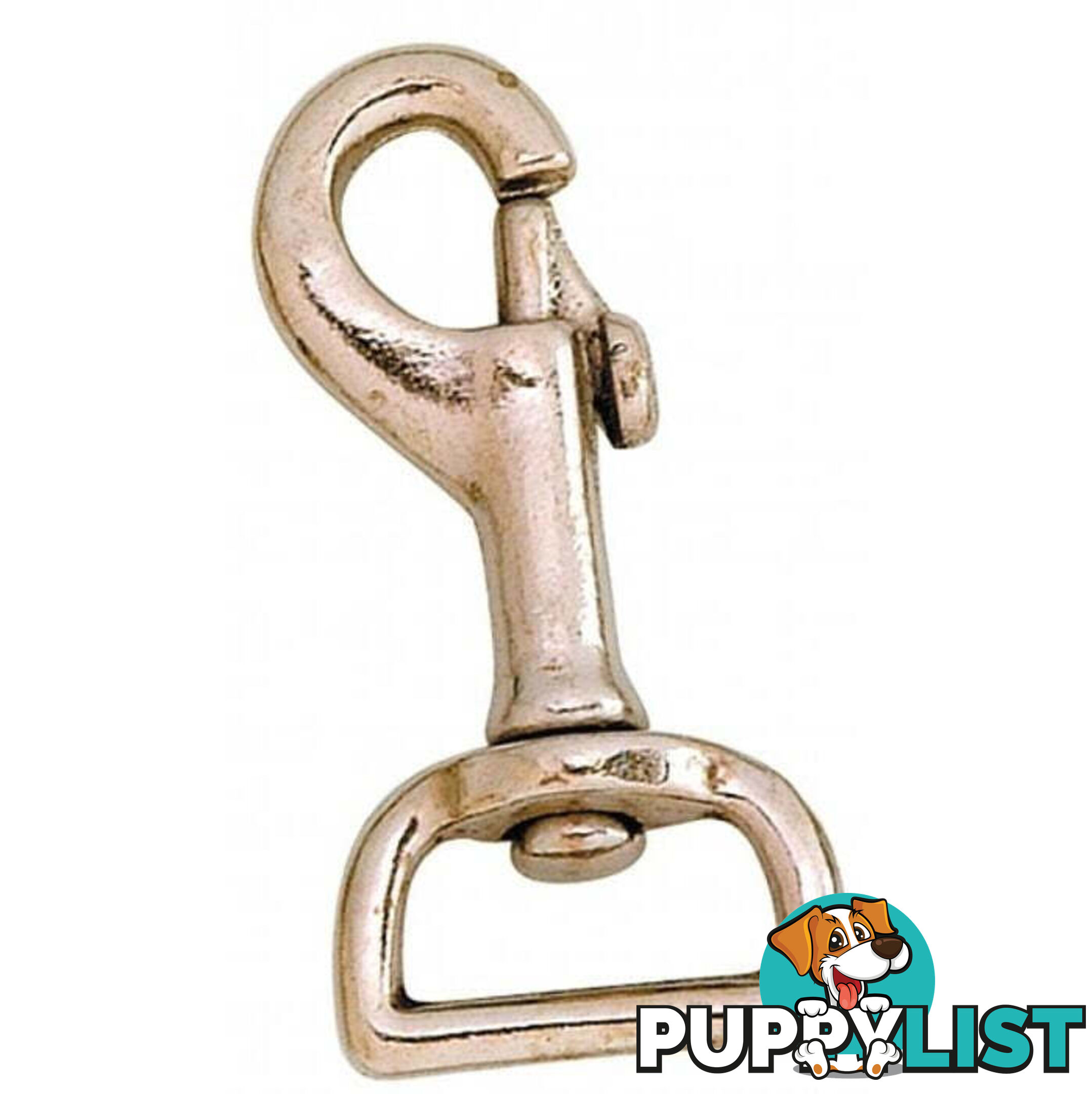 Dog Clips - Snaphooks, Nickel Plated - BUN-CLIP-RNEYE-22