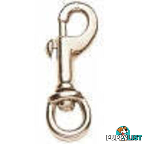 Dog Clips - Snaphooks, Nickel Plated - BUN-CLIP-RNEYE-22