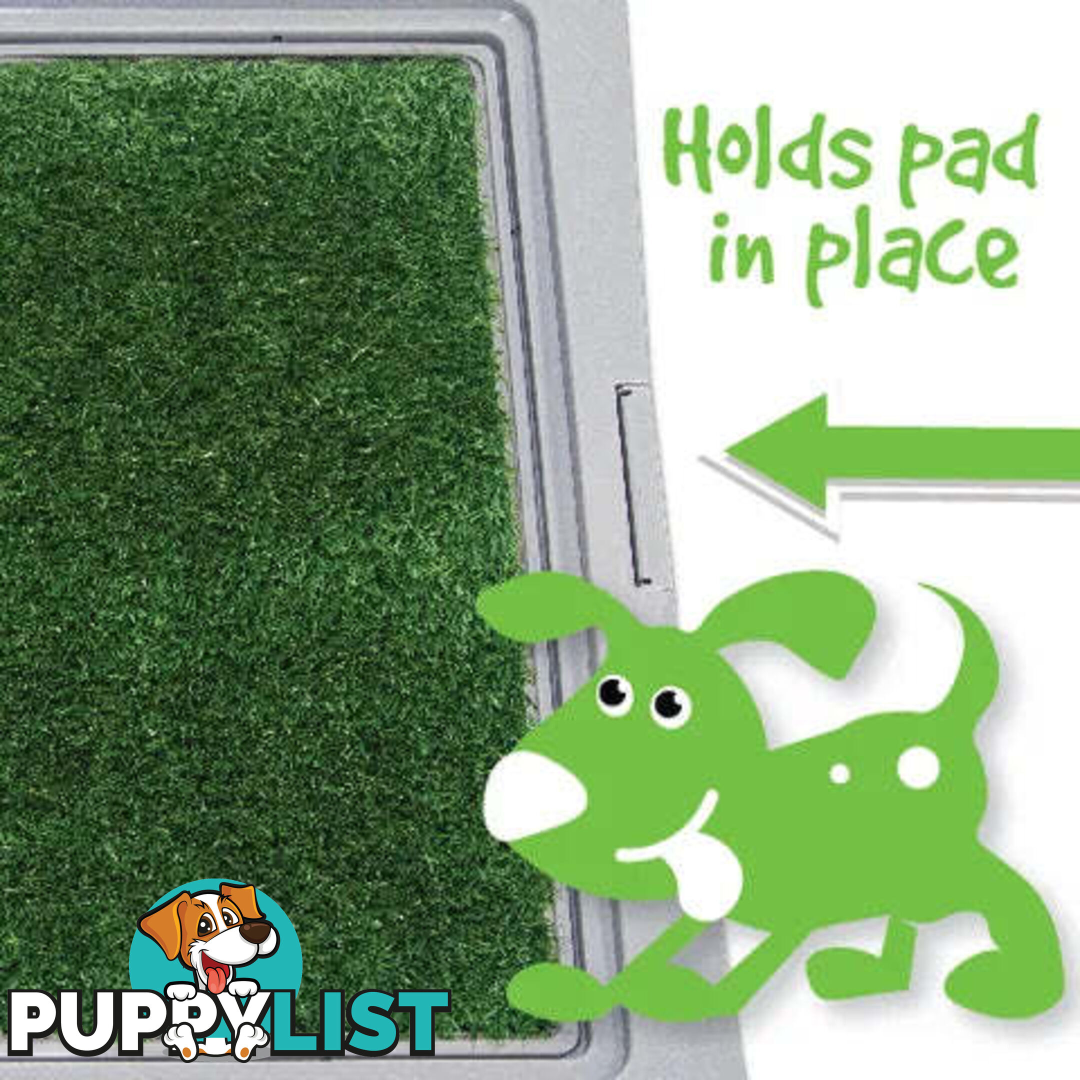 TRAINING PAD HOLDER WITH GRASS - BAINBRIDGE - BB-A7222