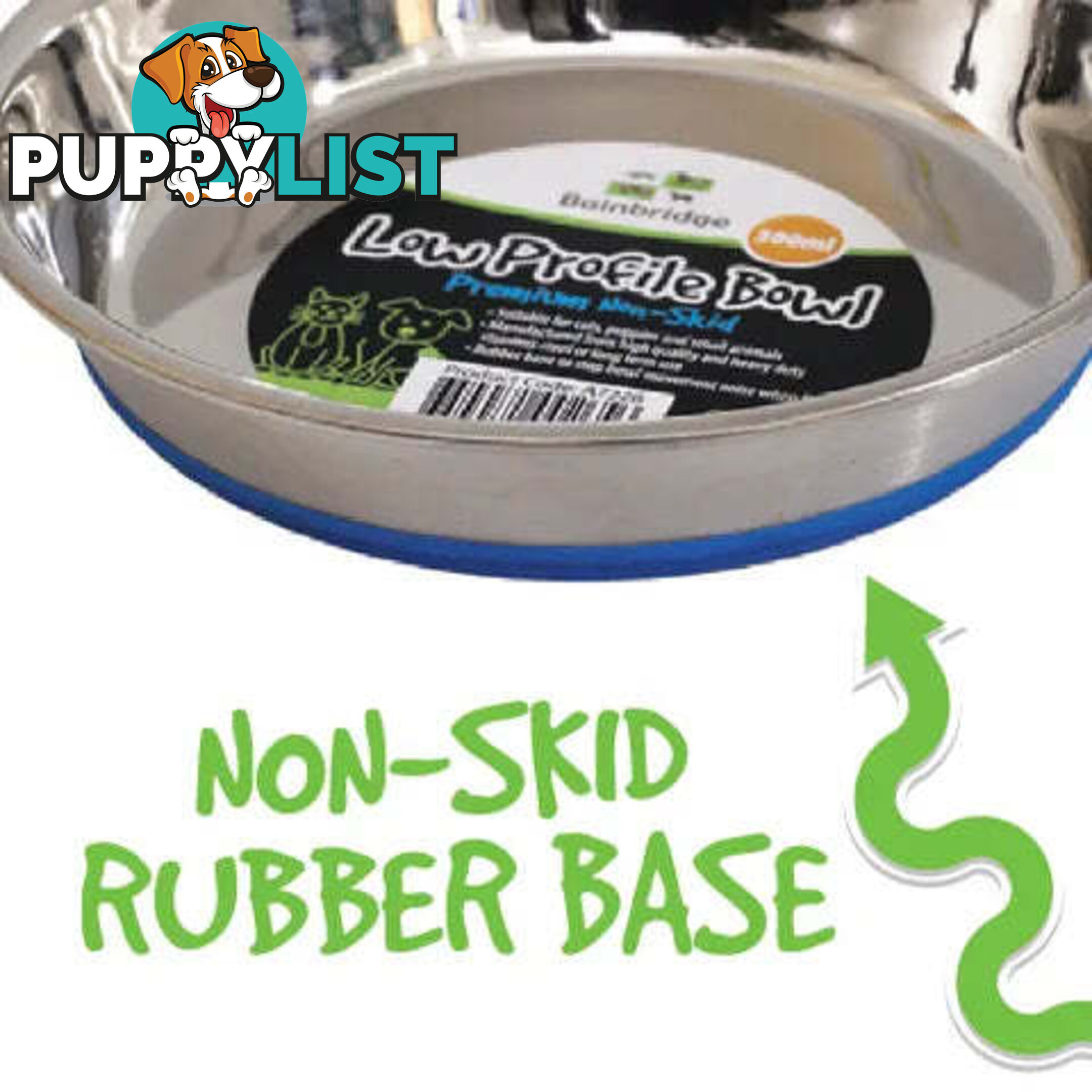 NON -SKID CAT BOWL - BAINBRIDGE - BB-A7226