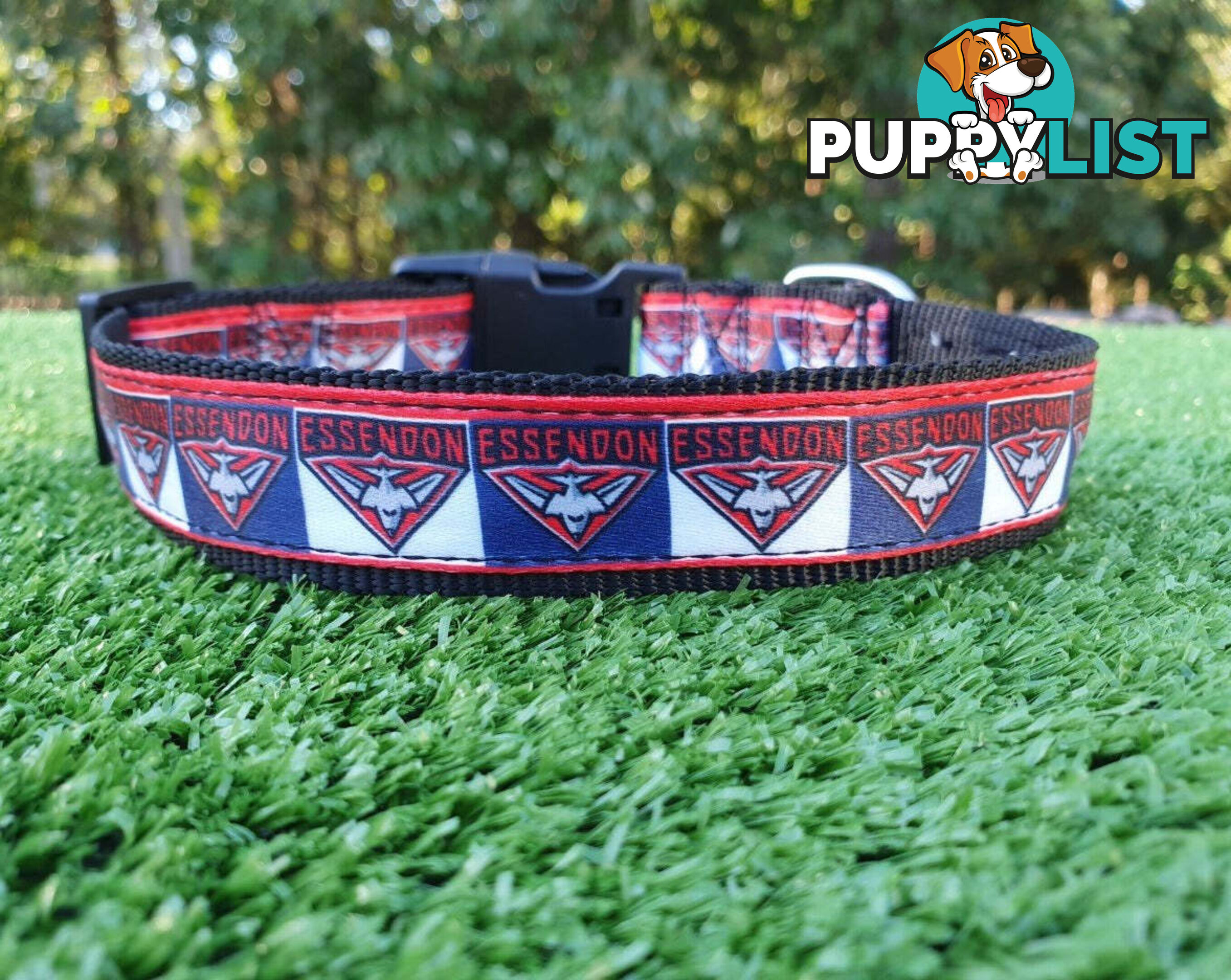 AFL Dog Collars, Footy - Aussie Rules - Moondidley Pets - MDPCOLAFLSFD