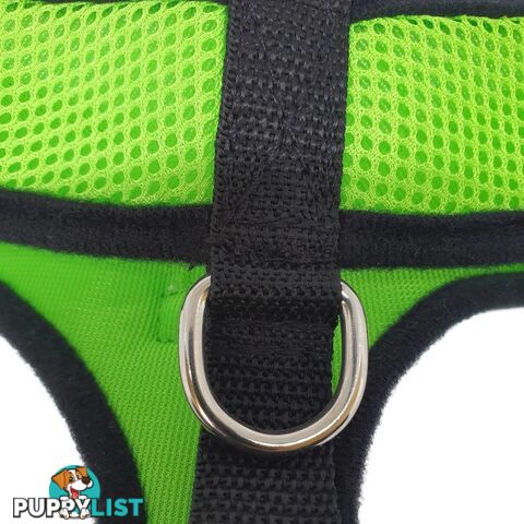 Doggie ID Harness Soft Air Mesh Personalised Embroidered - GC-HAR-ID-PNK-XL
