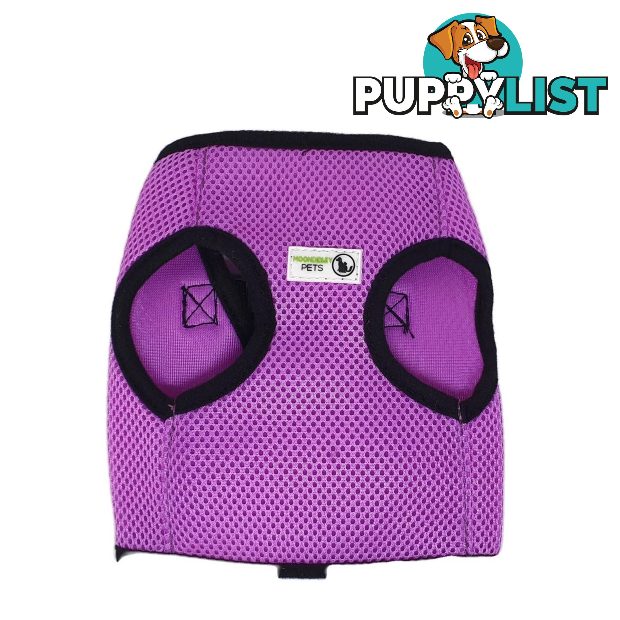 Doggie ID Vest Soft Air Mesh Personlised Embroidered - MDPIDVESXSPUR