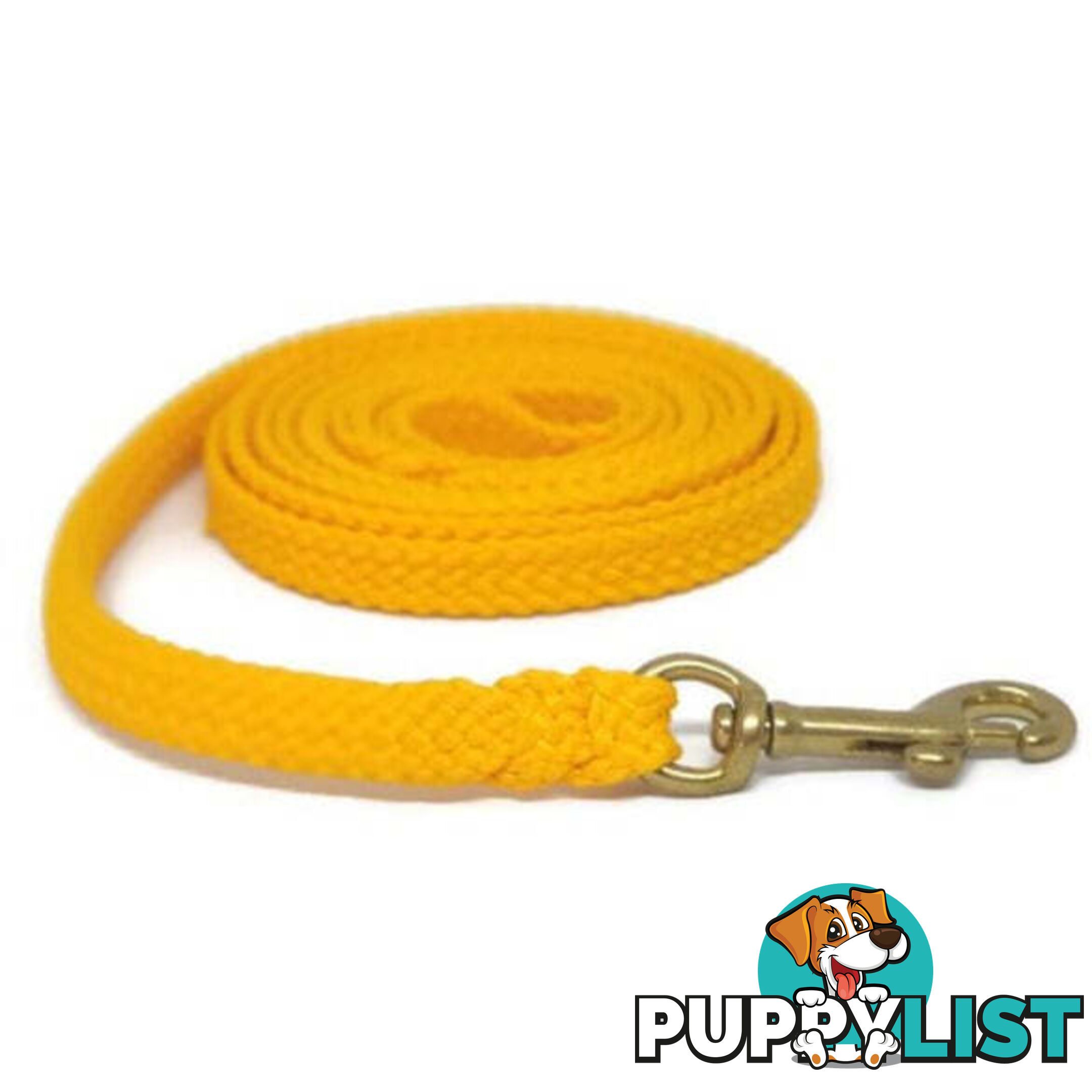 1.8m to 10m Long Dog Lead No Stitching Tough Yarnix 10mm Wide - YNXLD10-10-PNK-BR