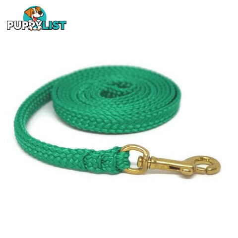 1.8m to 10m Long Dog Lead No Stitching Tough Yarnix 10mm Wide - YNXLD10-10-PNK-BR
