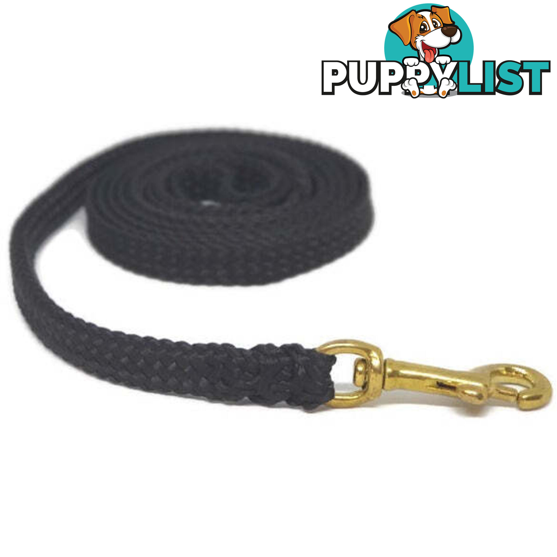 1.8m to 10m Long Dog Lead No Stitching Tough Yarnix 10mm Wide - YNXLD10-10-PNK-BR