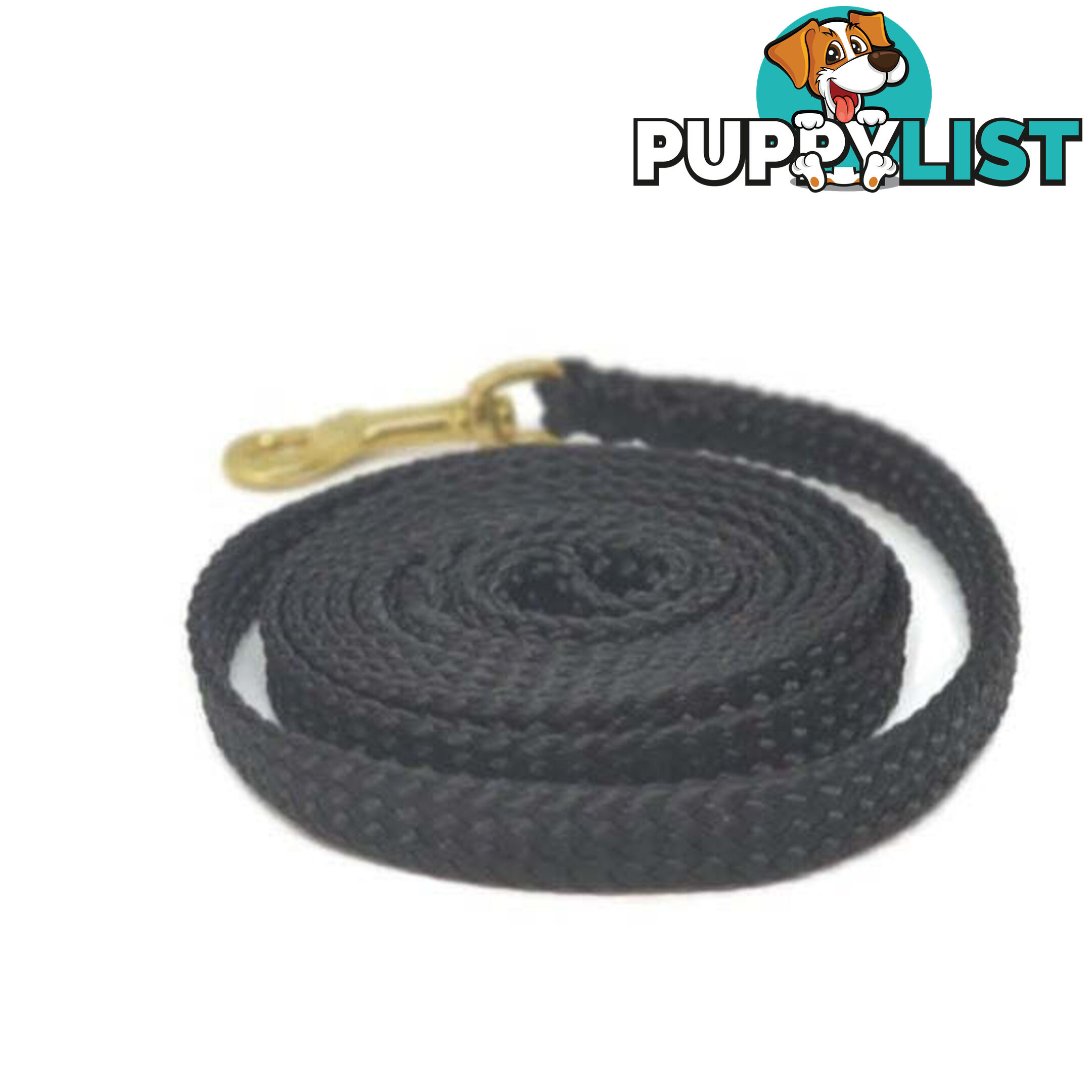 1.8m to 10m Long Dog Lead No Stitching Tough Yarnix 10mm Wide - YNXLD10-10-PNK-BR