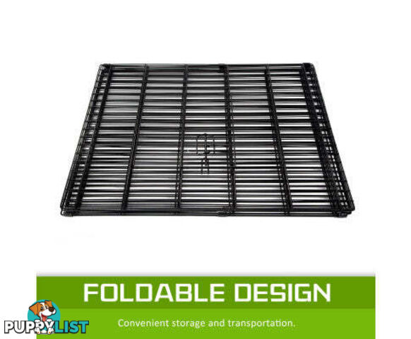 Paw Mate Pet Playpen 8 Panel Foldable Dog Cage + Cover - V274-PET-PP36-PPCV36-GN