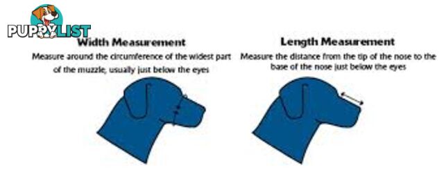 Dog Muzzle - Soft Anti Biting/Scavenging - Moondidley Pets - MDPMUZSOF5