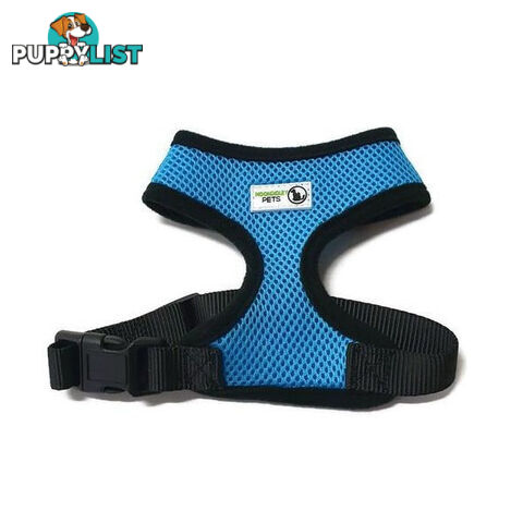 Pet Harness Soft Air Mesh Padded Adjustable  - Moondidley Pets - MDPHARMESXLGRN