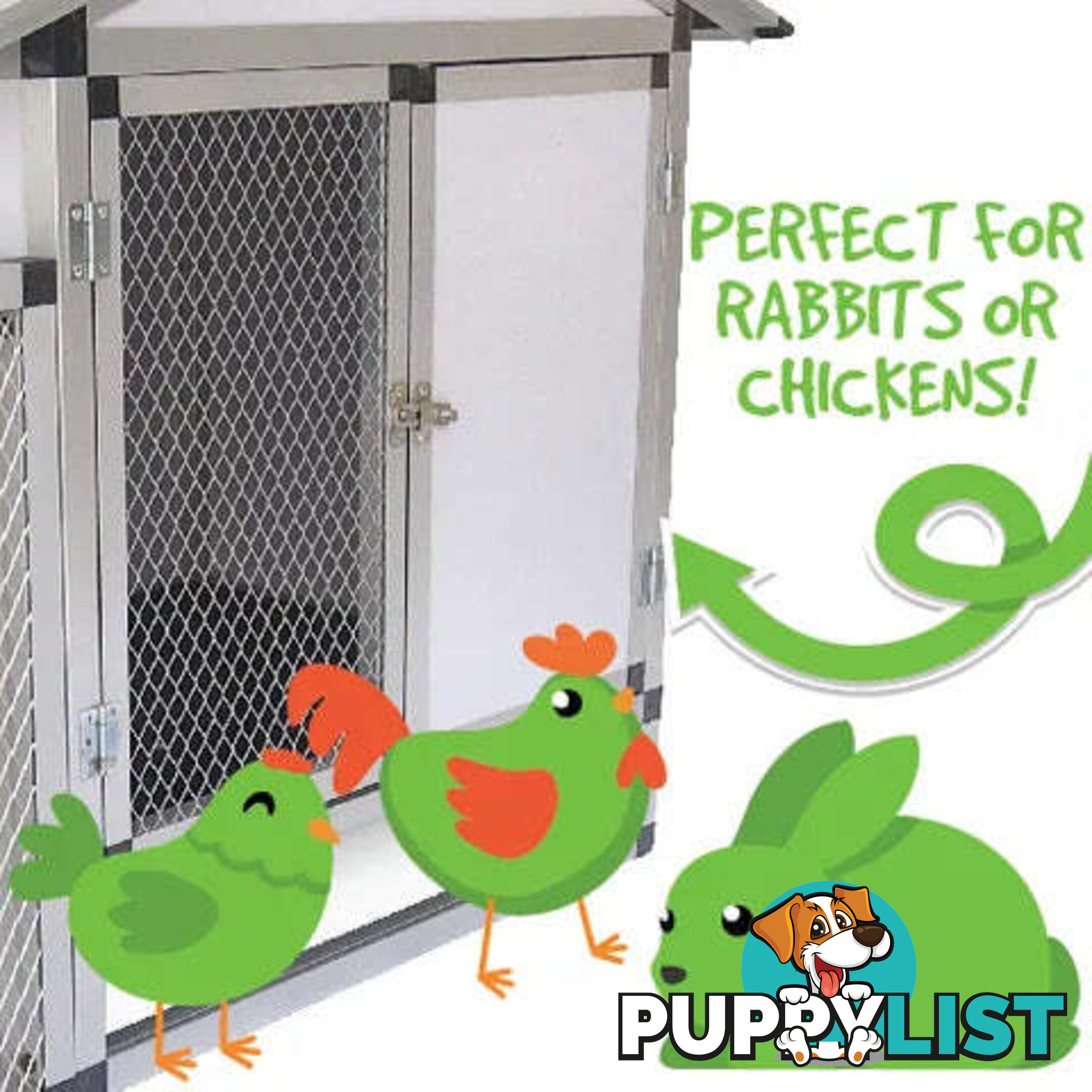 RABBIT HUTCH - ALUMINIUM - BAINBRIDGE - BB-A8331