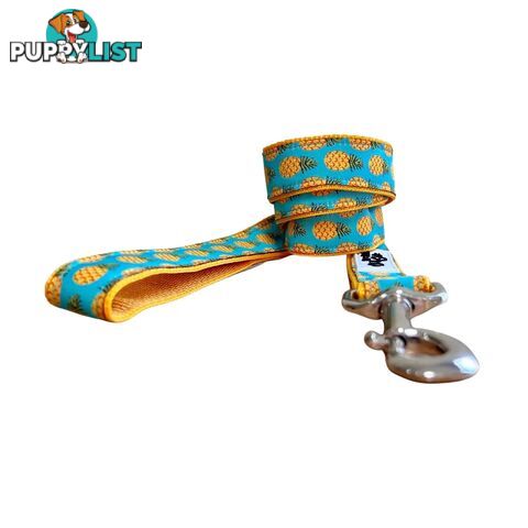 Pineapple Dog Lead - Hand Made by The Bark Side - TBSLDPINE251.2