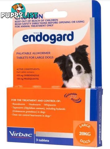 VIRBAC ENDOGARD WORMING - WPS-DHV2980