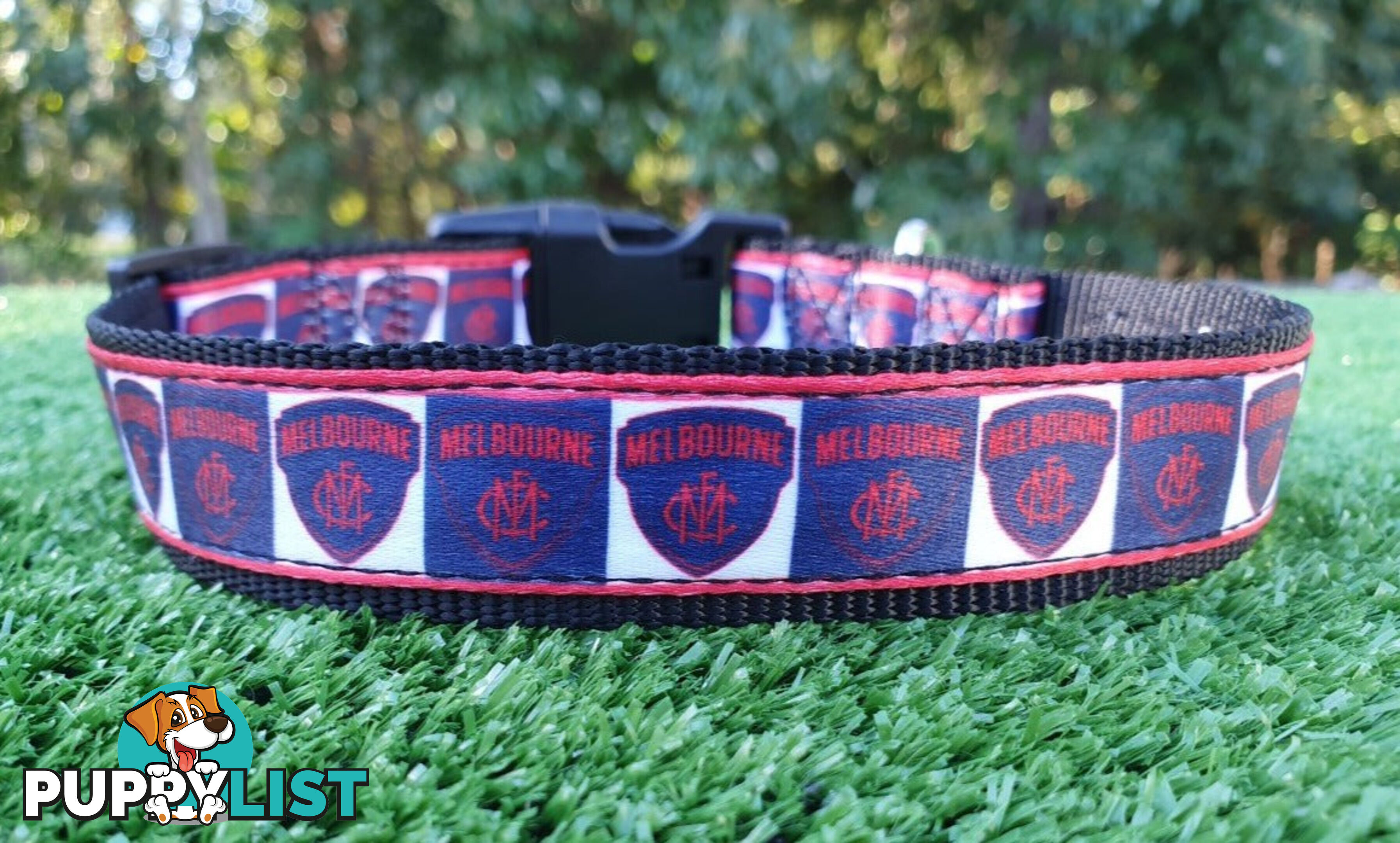 AFL Dog Collars, Footy - Aussie Rules - Moondidley Pets - MDPCOLAFLSGC