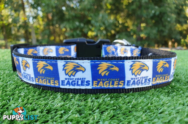 AFL Dog Collars, Footy - Aussie Rules - Moondidley Pets - MDPCOLAFLSGC