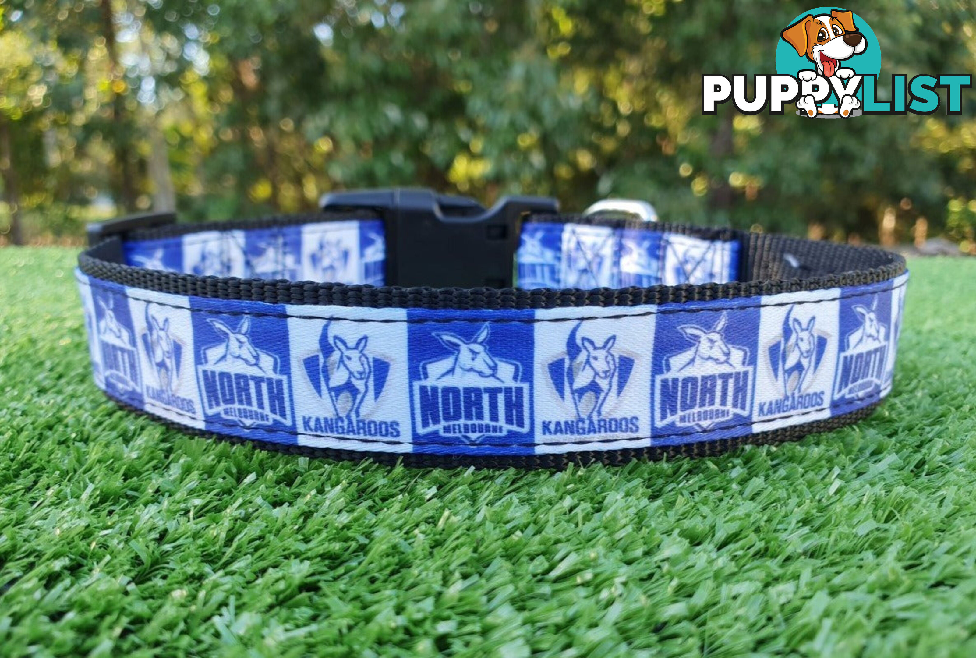 AFL Dog Collars, Footy - Aussie Rules - Moondidley Pets - MDPCOLAFLSGC