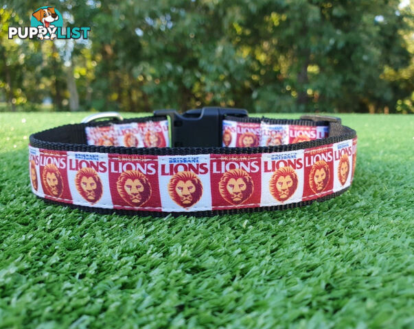 AFL Dog Collars, Footy - Aussie Rules - Moondidley Pets - MDPCOLAFLSGC