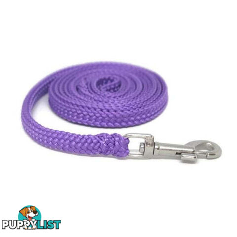 1.8m to 10m Long Dog Lead No Stitching Tough Yarnix 10mm Wide - YNXLD10-3-GRN-BR