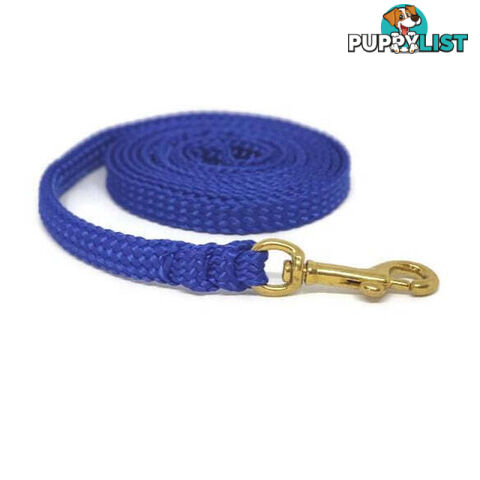 1.8m to 10m Long Dog Lead No Stitching Tough Yarnix 10mm Wide - YNXLD10-3-GRN-BR
