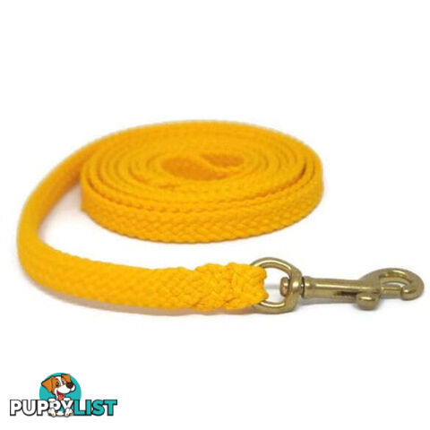 1.8m to 10m Long Dog Lead No Stitching Tough Yarnix 10mm Wide - YNXLD10-3-GRN-BR