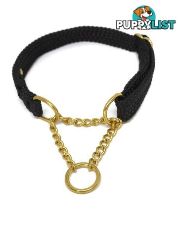 Martingale Dog Collars No Stitching Tough Yarnix - YNXCOLMARXXL20HBLK